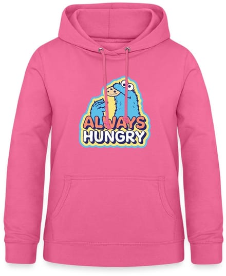 Sesamstraat Koekiemonster Altijd Hongerig Hoodie Dames