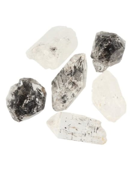 Herkimer diamant per stuk 1 - 1,5 gram