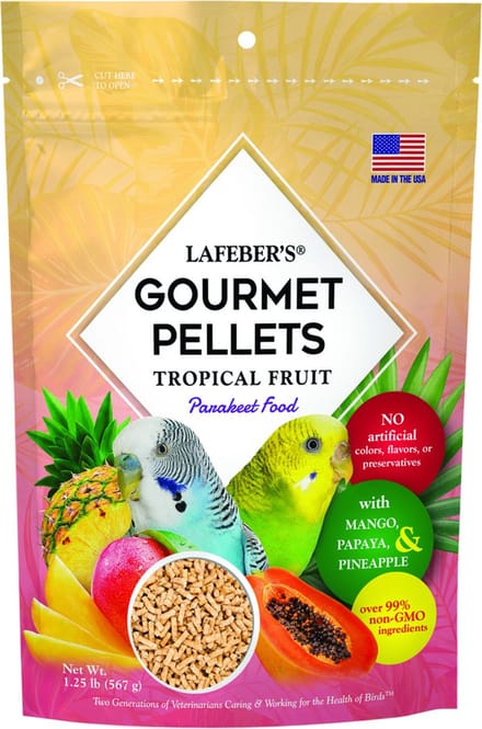 Lafeber Tropical Fruit Gourmet Pellets Parakeet - Vogelvoer - 567 g