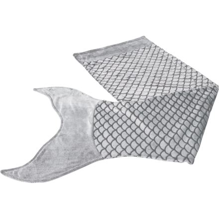 LIVARNO Zeemeermin deken 60 x 180 cm (Antraciet)