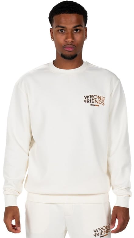 Wrong Friends - Simi Valley T-Shirt - Heren - T-Shirt - Relaxed Fit - Beige