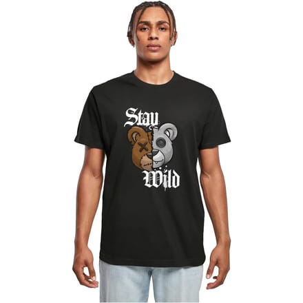 Mister Tee - Stay Wild Heren Tshirt - S - Zwart