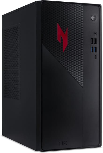 Acer NITRO 20 N20 101 I52150 Intel Core 5 210H 16 GB DDR4-SDRAM 1 TB SSD NVIDIA GeForce RTX 5050 Windows 11 Home Desktop PC Zwart