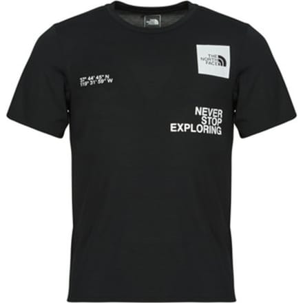 The North Face  T-shirt Korte Mouw Mountain Foundation Coordinates