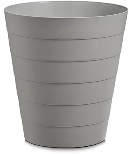 Afvalemmer 13,5 L - Kunststof Grijs - Compacte 29 x 29 x 30 cm Design