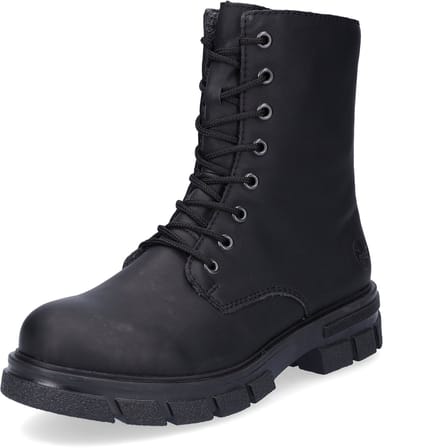 Rieker dames bikerboots enkellaars Z9120-00 zwart
