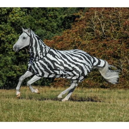 Bucas Vliegendeken Bucas Buzz-off Zebra Full Neck Zebra - 100/130