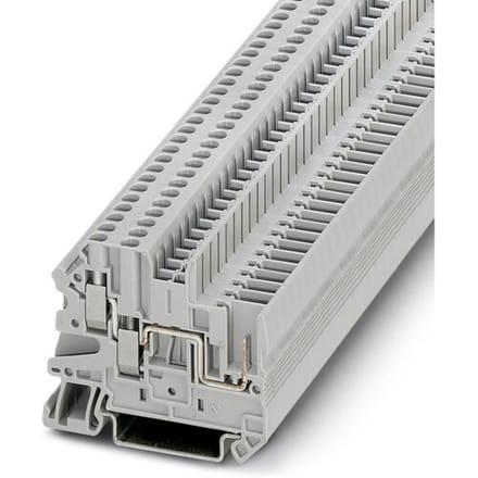 Phoenix Contact 3060490 Doorgangsklem 5.2 mm Schroeven Grijs 50 stuk(s)