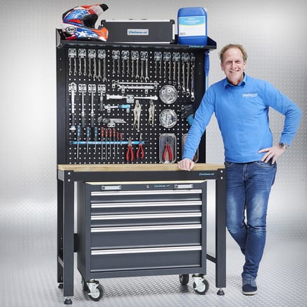 Datona® Werkplaatsinrichting PREMIUM 25 eiken - Zwart