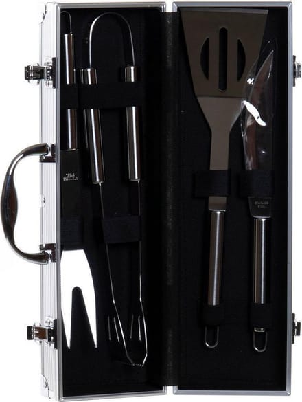 Barbecue Set Koffer RVS Aluminium