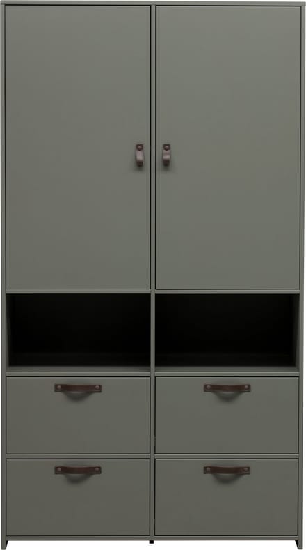 vtwonen Stage Kledingkast - Grenen - Groen - 185x103x40