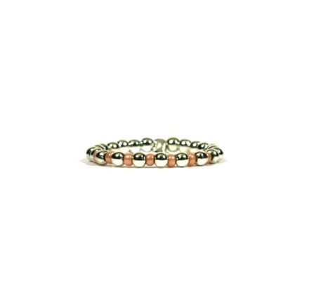 Heaven Eleven - 925 Zilver ring - roze peach - one size fits all
