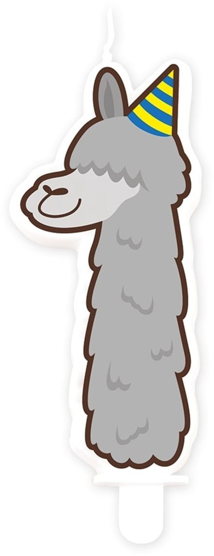 Jungle candle 1 lama | 4 stuks