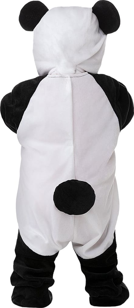 FUNIDELIA Panda kostuum voor baby - Maat: 50 - 68 cm - Wit