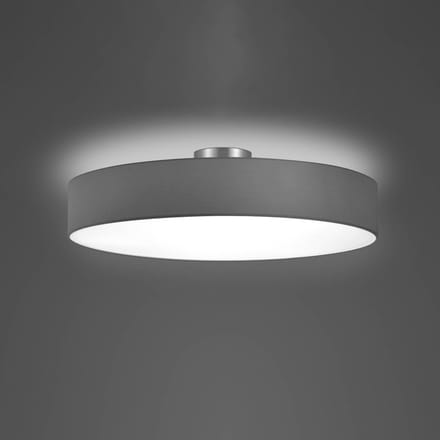 Trio Lighting Plafondlamp Hotel, mat nikkel/grijs, Ø 65 cm