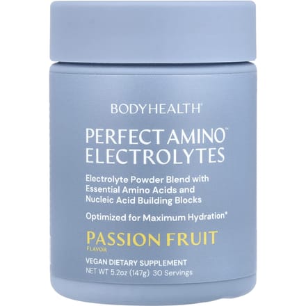 BodyHealth, Perfect Amino™ Elektrolyten, Passievrucht, 5.2 oz (147 gr)