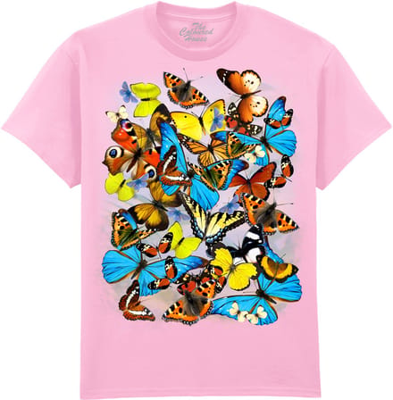 Vlinders Butterflies The Coloured House T-shirt M