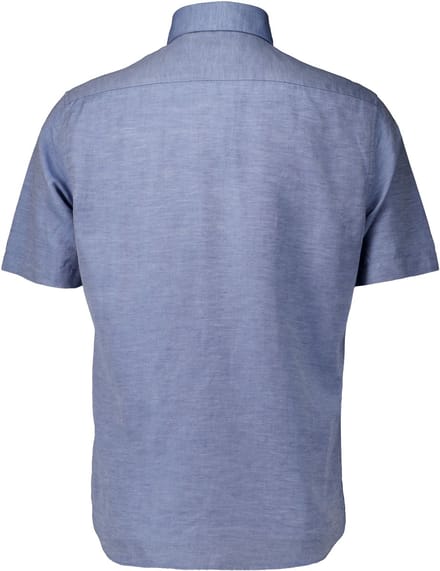 Eterna overhemd blauw modern fit korte mouw