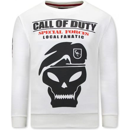 Heren Sweater met Print - Call Of Duty - Beige