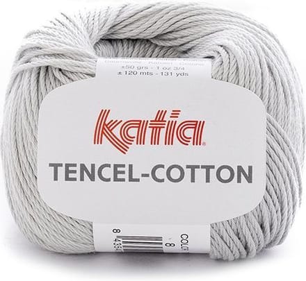 Katia Tencel-Cotton - 08 parelgrijs - Lyocell/Katoen Garen