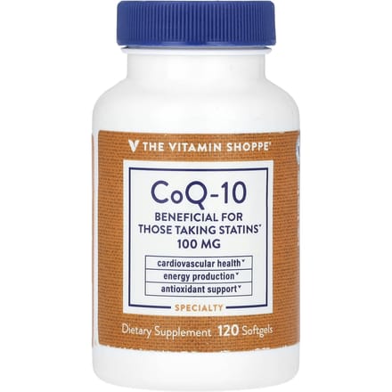 The Vitamin Shoppe, CoQ-10, 100mg, 120 capsules molles