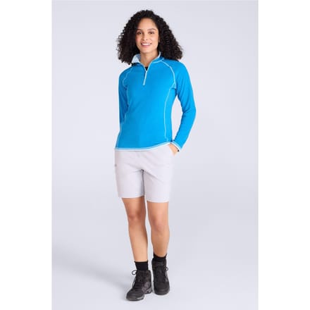 Mountain Warehouse Dames/Dames Montana Half Zip Fleece Top (Helder Blauw)