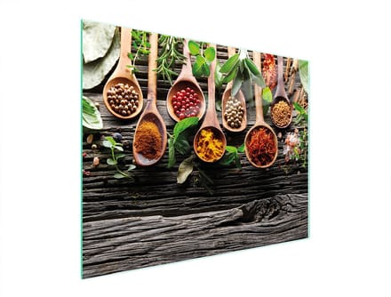 TMK ArtDeko - Snijplank van Glas - 52x40 cm - Antislip Siliconen - UV Print