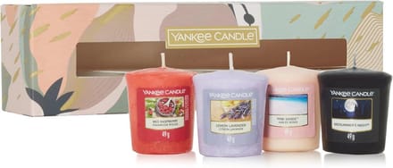 Cadeauset met 4 Geurende Votiefkaarsen van Sojamix