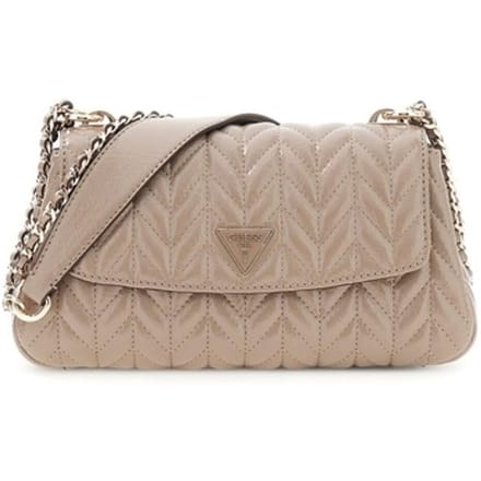 GUESS schoudertas Cheryl Convertible Xbody Flap Dark Taupe