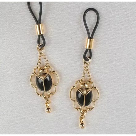 Sylvie Monthulé | Gouden Tepelklem en Sieraad | Sacred Scarabs