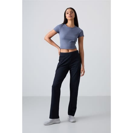 Vrouwen Rechtemodige Fleece Trainingsbroek