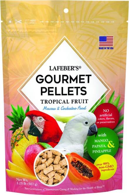 Lafeber Tropical Fruit Gourmet Pellets Macaw - Vogelvoer - 567 g