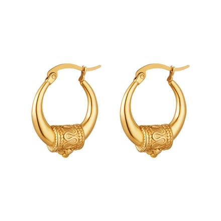 Bijoutheek Oorringen Bali Indian Vibes Small Goud