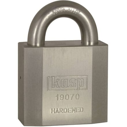 Kasp K19070D Hangslot 70 mm Verschillend sluitend Zilver Sleutelslot