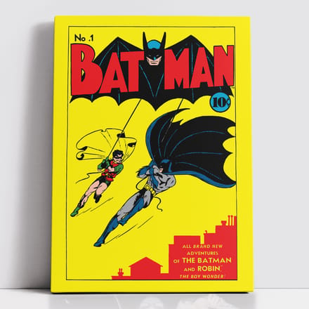 Decorsome x Batman Issue No. 1 Rectangular Canvas - 12x18 inch
