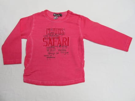 dirkje, meisje, t-shirt hard rose , safari , 2 jaar 92