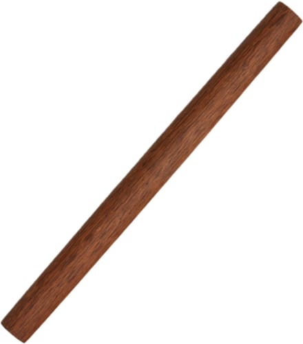Houten deegroller van 40 cm - Deegroller - Gemaakt van kippenvleugelhout - Keukengerei - 40*3,2 cm - Donkerbruin - 1 stuk