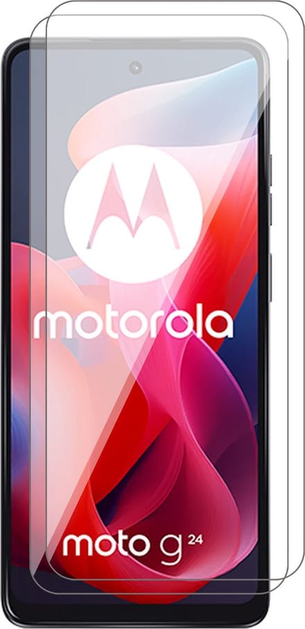 Screenprotector geschikt voor Motorola Moto G24 - 2x Glas Screen Protector