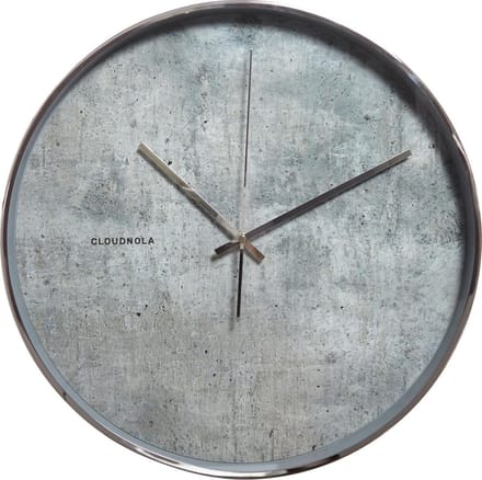 Klok wand Cloudnola Structure Cement Beton look Ø 40cm