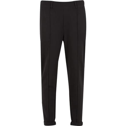 Urban Classics - Cropped Interlock Chino Heren joggingbroek - M - Zwart