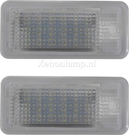 Audi A3, A4, A6, A8 en Q7 LED kentekenverlichting unit