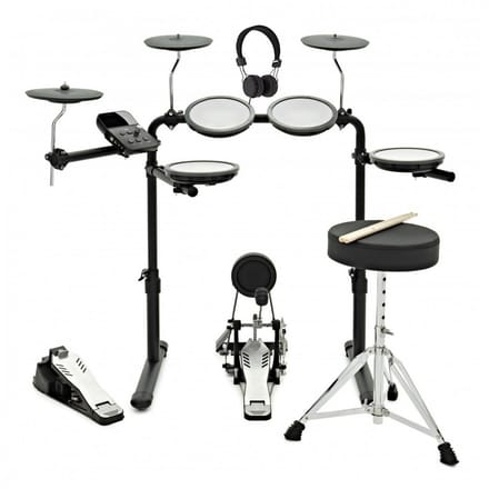 VISIONDRUM+ Elektronisch Drumstel met Kruk en Hoofdtelefoon
