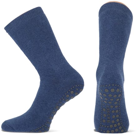 Katoenen huissokken met antislip – Jeans – 35-38