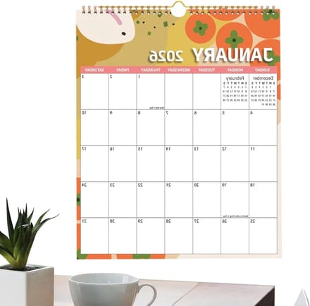 Maandkalender 2026 - Wandplanner Jaarplanner - Afspraken Plannen - Waterdicht Papier - 37 x 29.5 cm - Niet gespecificeerd