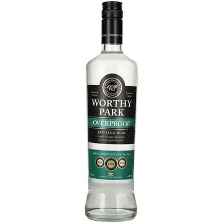 Rum-Bar Worthy Park Estate Premium White Overproof Rum 63% Vol. 0,7l
