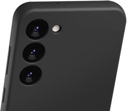 Jaym, Hoesje geschikt voor Samsung Galaxy S23 Plus - Siliconen met Microvezel, Zwart
