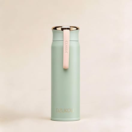 Dzukou Nameri - Thermosfles - RVS - 450 ml - Groen - Lekvrij