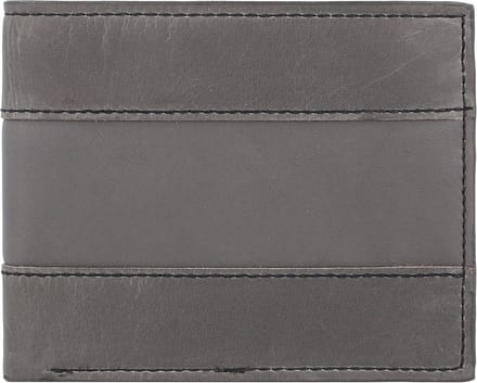 FOSSIL Kaarthoes Everett Bifold Flip ID Lead Gray Grijs