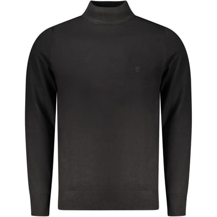 Coveri Moving Zwarte Viscose Man Sweater