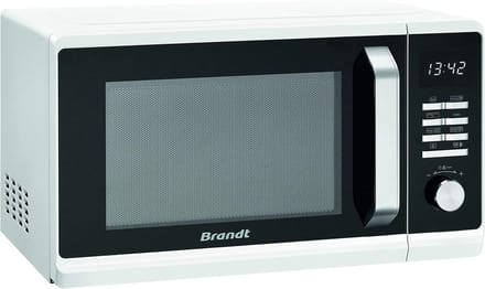 Brandt Magnetron, ijzer, zink, glas, 23 liter, wit